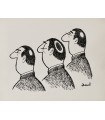 AXEL-"Les voies du ciel sont....." - Dessin de presse signé