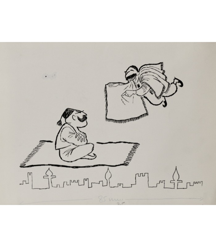 AXEL-"Marchant de tapis volants"-Dessin de presse