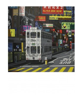 PEYRET Eric "Happy Valley" - Acrylique sur toile signée.