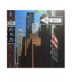 PEYRET Eric "10 Avenue" - Acrylique sur toile signée.