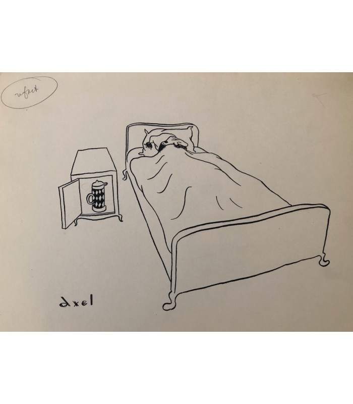 AXEL-"Un pis-aller " - Dessin de presse signé