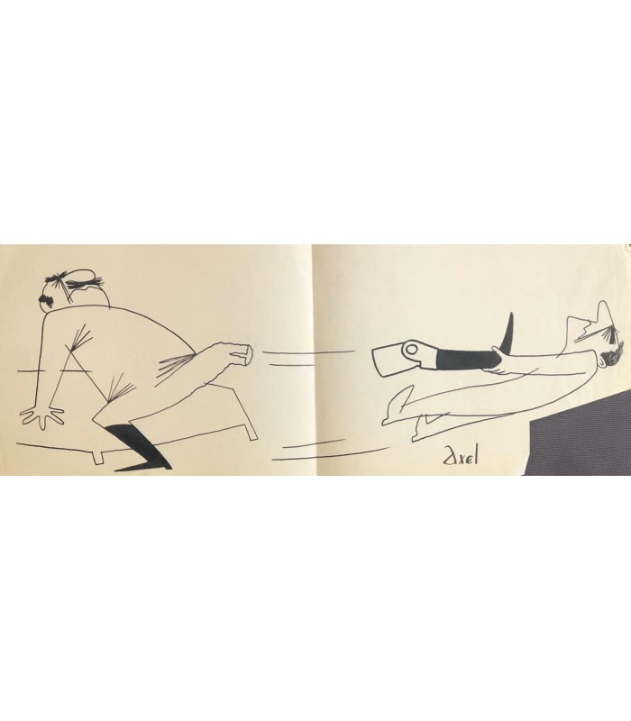 AXEL-"La faille de la prothèse" - Dessin de presse signé
