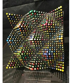 VIOLEAU Laurent "Composition abstraite N°23" - Sculpture technique mixte