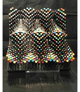 VIOLEAU Laurent "Composition abstraite N°16" - Sculpture technique mixte