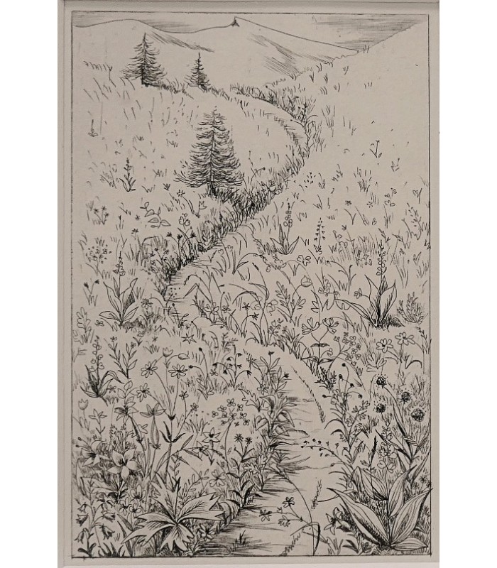 CLOUZOT Marianne "Paysages de Montagne" - Gravures originales.