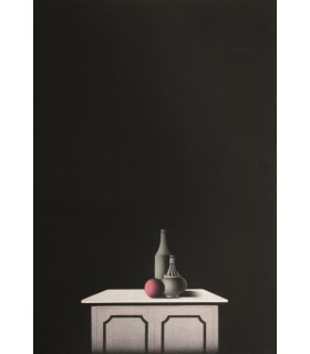 AVATI Mario "Le dessus du marbre" - Gravure originale signée.