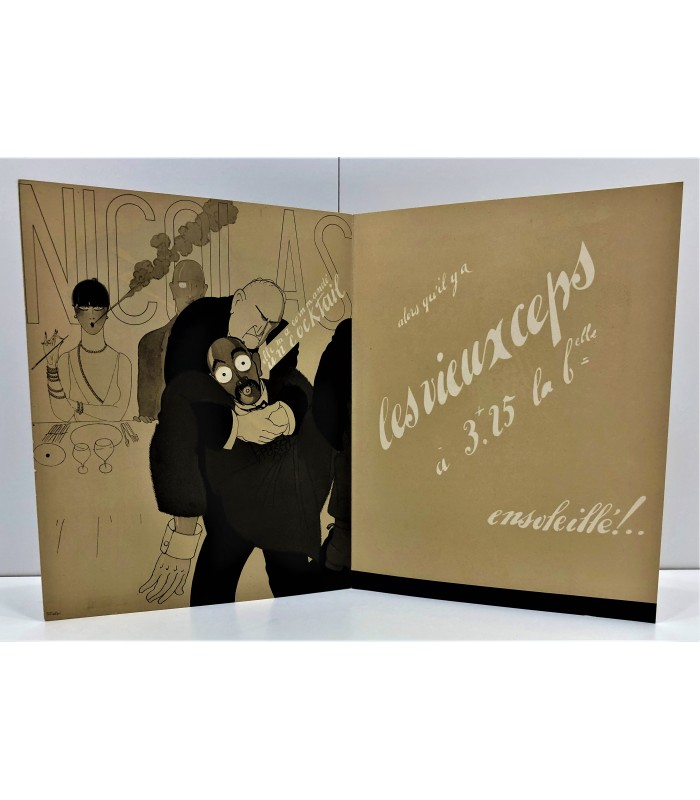 IRIBE Paul "Catastrophe : vins Nicolas" - Publicité  Art Déco pour les vins NICOLAS