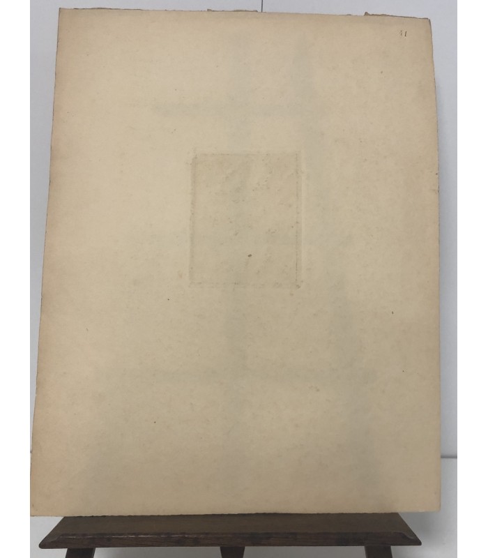 ROPS Félicien - "Etudes de têtes" -  Rare Planche d'essai - gravure originale au  vernis mou