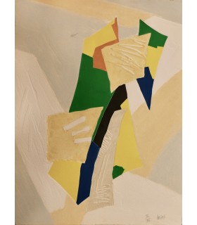 ALLIGAND Bernard "Astres de Lumière - 6" - Gravure originale signée.