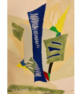 ALLIGAND Bernard "Astres de Lumière - 3" - Gravure originale signée.
