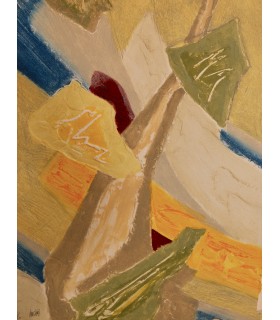 ALLIGAND Bernard "Astres de Lumière - 1" - Gravure originale signée.