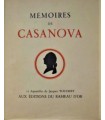 TOUCHET Jacques - Curiosa  - "Mémoires de CASANOVA" - suite de 12 reproductions de d'aquarelles érotiques (1950).
