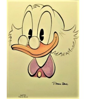 BLOCK Patrick "Dagobert Duck" - Gravure originale signée