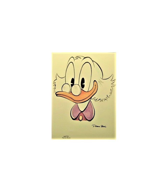BLOCK Patrick "Dagobert Duck" - Gravure originale signée