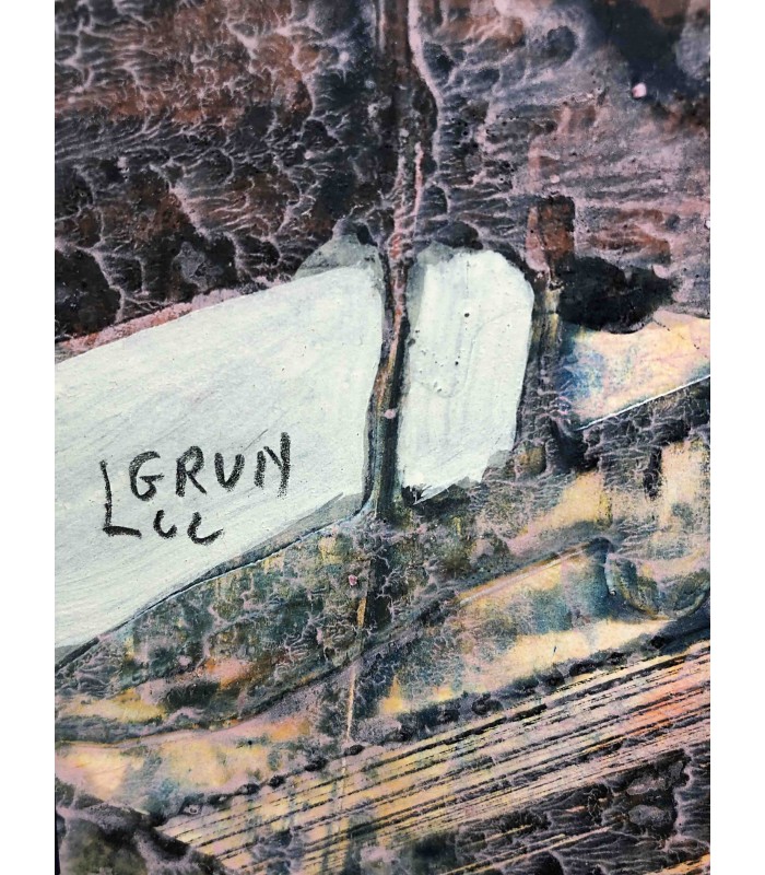 GRÜN Luc - Composition de couleurs 11 - Acrylique sur papier signée.