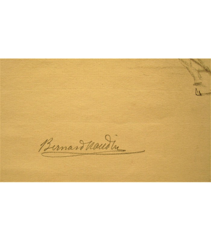 NAUDIN Bernard "Esquisse pour un ballet" - Dessin original signé.