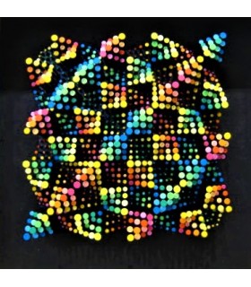 VIOLEAU Laurent  "Composition abstraite N°26" - Sculpture technique mixte