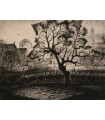 ESTEBE Jean-Marie "Paysage" - Gravure originale signée.