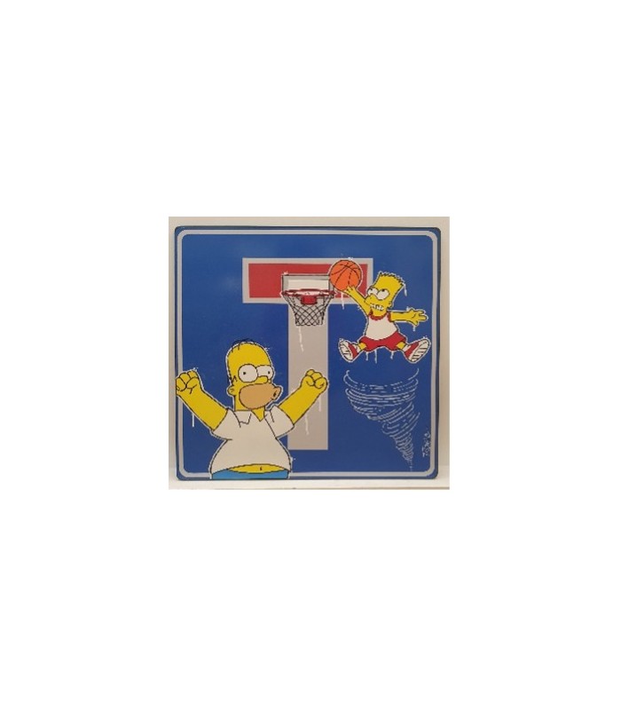 THONIC "Jump Higher" - Peinture Acrylique et Posca signée.