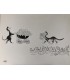 DUBOUT Albert  "Les Chats de Dubout" - Lot de 5 offset originales