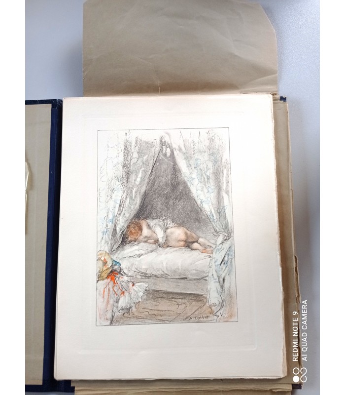 CALBET Antoine "Contes Libertins du XVIII° siècle" - Suite libre de 11 eaux-fortes en couleurs