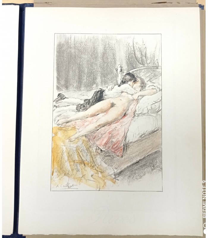 CALBET Antoine "Contes Libertins du XVIII° siècle" - Suite libre de 11 eaux-fortes en couleurs