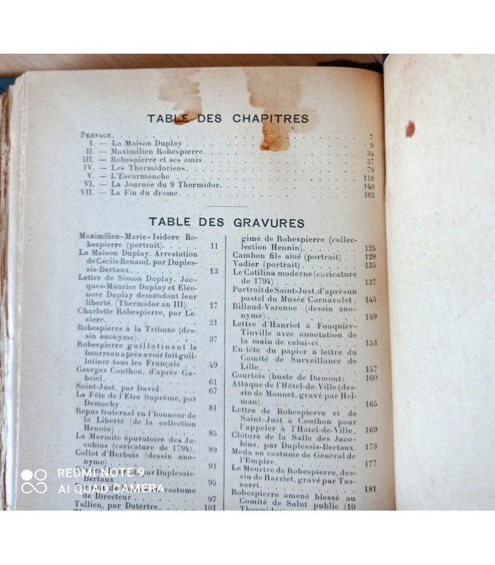Savine Albert et Bourmand François "Le 9 Thermidor" - Edition 1907