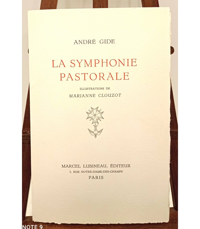 CLOUZOT  de Marianne "La Symphonie Pastorale" - suite des 9 gravures originales.