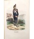 Sapeur du Génie - Costume militaire "Garde Impériale"- Gravure originale