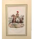 Carabinier - Costume militaire "1812"- Gravure originale