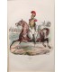 Carabinier - Costume militaire "1812"- Gravure originale