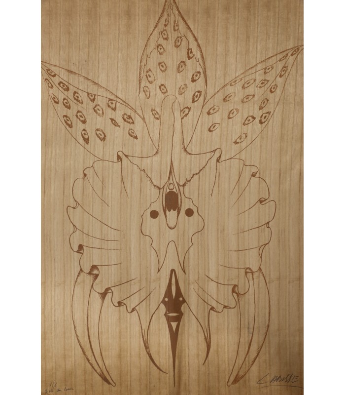 LABISSE Félix "Le cri du coeur" - Gravure originale signée.