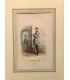 Garde Républicaine à cheval "1848" Gouvernement provisoire - Costume militaire - Gravure originale