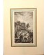 EISEN Charles "Scène de la vie champêtre" - Gravure originale