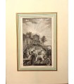 EISEN Charles "Scène de la vie champêtre" - Gravure originale