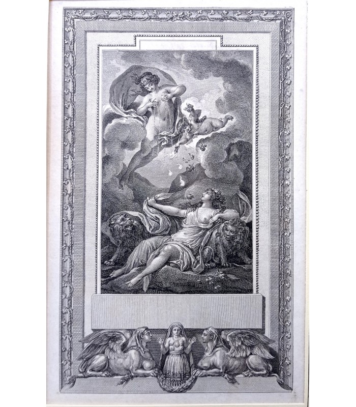 MONNET Charles"Scènes mythologiques" - Paire de Gravures originales