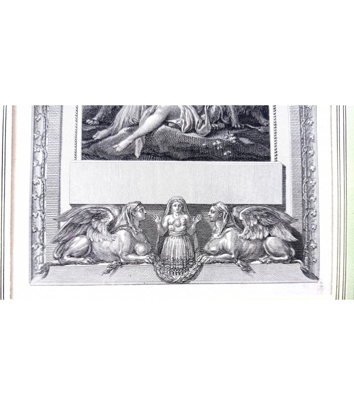 MONNET Charles"Scènes mythologiques" - Paire de Gravures originales