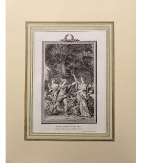 MOREAU J.M. Le Jeune " ALCIDE" - Gravure originale