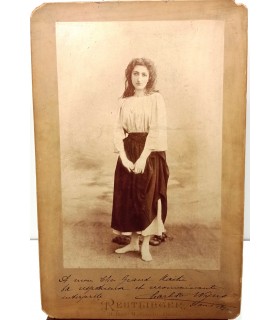 REUTLINGER "Charlotte WYNS" - Photographie originale dédicacée, datée et signée