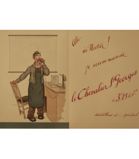 GENTY Charles "Ancienne publicité pour les vins Nicolas" - Affiche