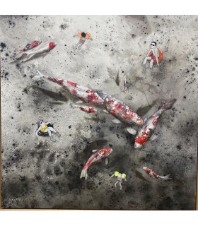 ELLA + PITR "D'Amour et d'Eau fraîche" - Acrylique