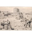 NICK Gaston (PETRELLI dit) - « St Ouen - Sur les fortifs  » - Gravure originale.