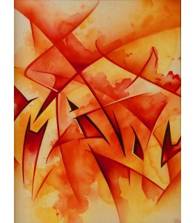 MadC "Nineteen Ten" - Acrylique et bombe aérosol