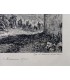 KRATKE Charles-Louis "Tirailleurs de la Seine - Malmaison 1870" - Gravure originale