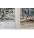 RAFFET Auguste "Garde royale " - lot de 2 lithographies originales rehaussées à l'aquarelle