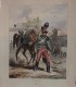 RAFFET Auguste "Garde Royale Hussards " - lot de 2 lithographies originales rehaussées à l'aquarelle