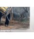 RAFFET Auguste "Sapeur,Tambour et artillerie" - lot de 3 de lithographies originales rehaussées à l'aquarelle