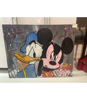MR.OREKE "Bad Boys" - Acrylique et bombe aérosol signée.