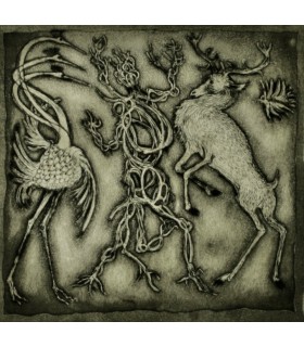 BO Lars "Le cerf et le Héron" - Gravure originale.