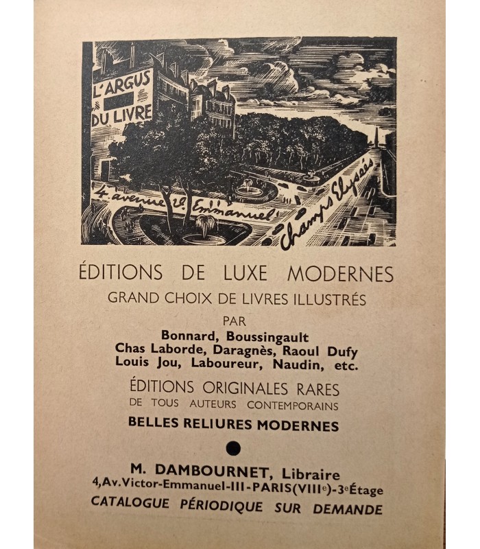 Exposition des Artistes du Livre et de l'Imprimerie - Catalogue de l'exposition 1945